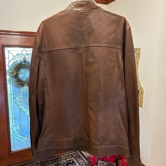 Men’s Ron Thompson Los Angeles, soft, leather jacket, size large - Picture 4 of 11